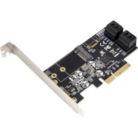 SYBA Pci-Express 3.1, X2, 1-Port M.2 (Ngff) And 4-Port Sata 6G Card,  SI-PEX40138